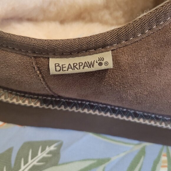 Bearpaw Martis Caroline Platform Slippers Hickory 9 - Picture 7 of 11